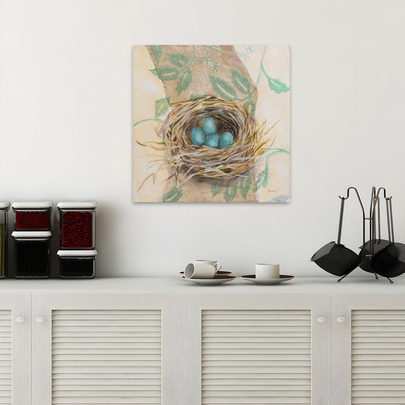 Robins Nest Contemporary Art, 18" H x 18" W