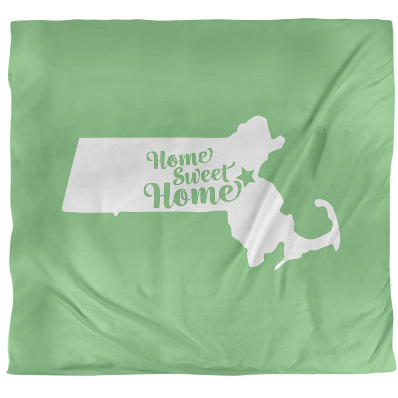 Housse de couette simple pour boston home, Housse de couette pour grand lit, Vert, Microfibre