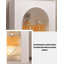 French-style glass fireplace cabinet-240038715