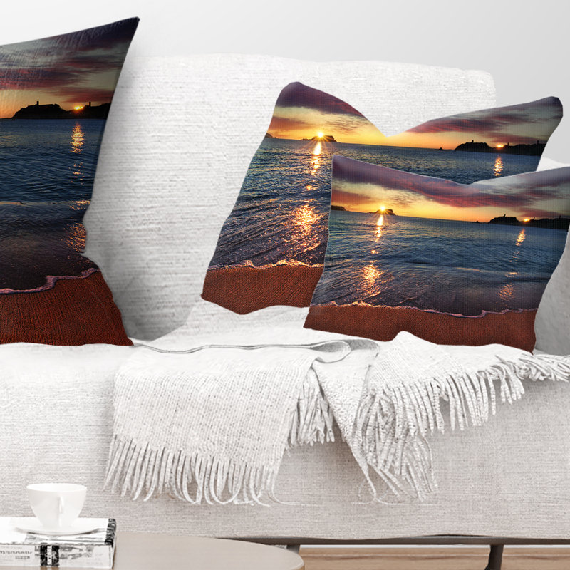 Coussin lombaire magnifique à coucher de mer