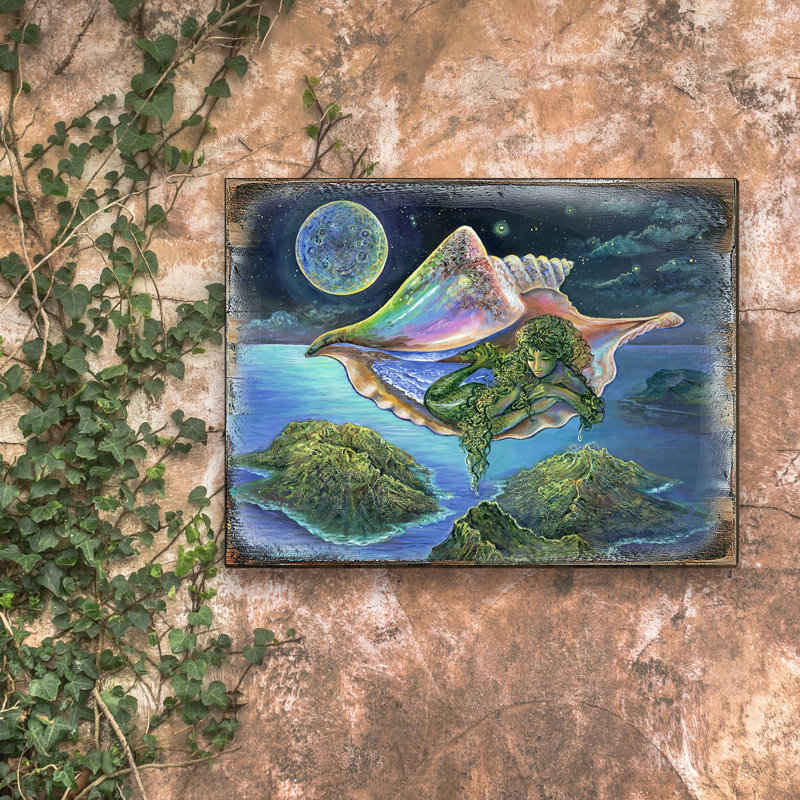 Sea View, 12" H x 9" W x 1" D
