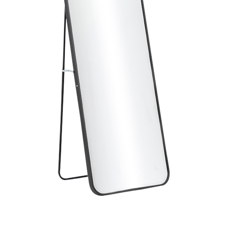 Metal Arch Dressing Mirror, Black, 150 cm H x 40 cm W