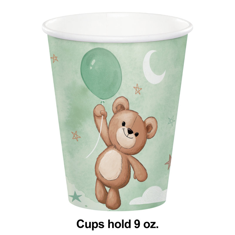 Creative Converting Teddy Bear Paper Cups, 24 ct | Wayfair