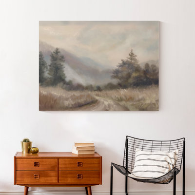 Soft Smokey Landscape 40 x 30 Canvas Wall Art