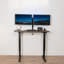 VIVO Manual Height Adjustable Stand Up Desk Frame Crank System, M051MB series-49297880