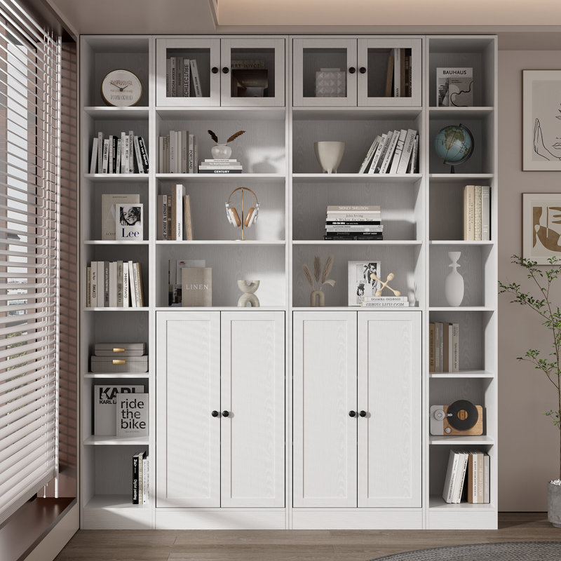 85.8'' H X 72'' W Kitchen Pantry With Bookcases