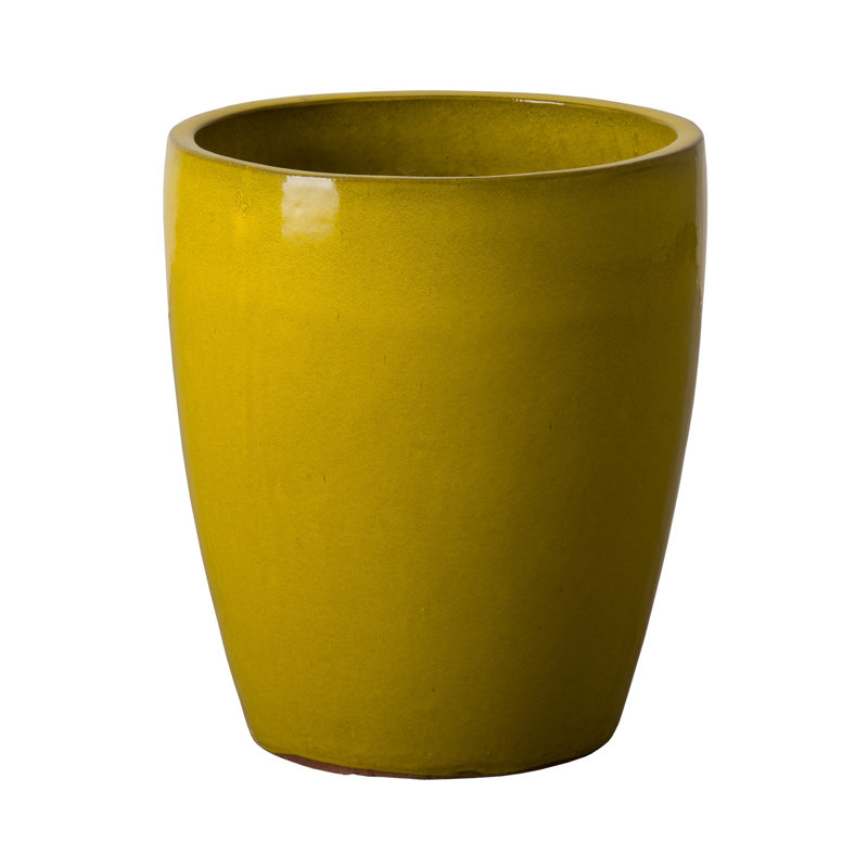 Handmade Ceramic Planter, 15.5" H x 14" W x 14" D