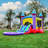 HeroKiddo Jelly Bean Castle Commercial Grade Bounce House Water Slide with Splash Pool (with Blower)