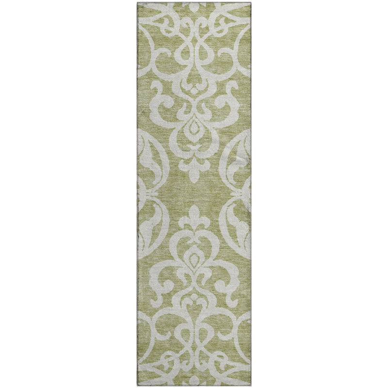 Tapis en aloès Prisco lavable à la machine de qualité supérieure, Tapis de couloir 2 pi 3 po x 7 pi 6 po