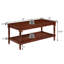Table basse avec tablette Mayall-1459816800