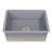 Island 23.5'' L Single Bowl Fireclay Kitchen Sink-99843521