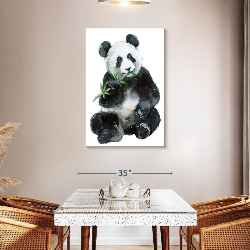 Adorable bébé panda Brampt, H 45 po x l 30 po
