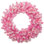 Pre-Lit Flocked Pine Artificial Christmas Wreath - 24" - Clear Lights