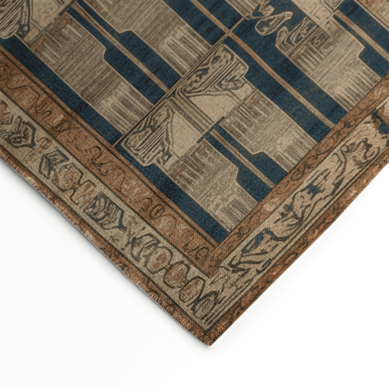 Tapis intérieur et extérieur ArtDeco, Rectangulaire 3 pi x 5 pi