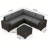 6-Piece Outdoor Rattan Sofa Set With Cushions-1584254527