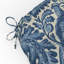 Coussin de chaise intérieur / extérieur floral avec attaches Alcott Hill®
