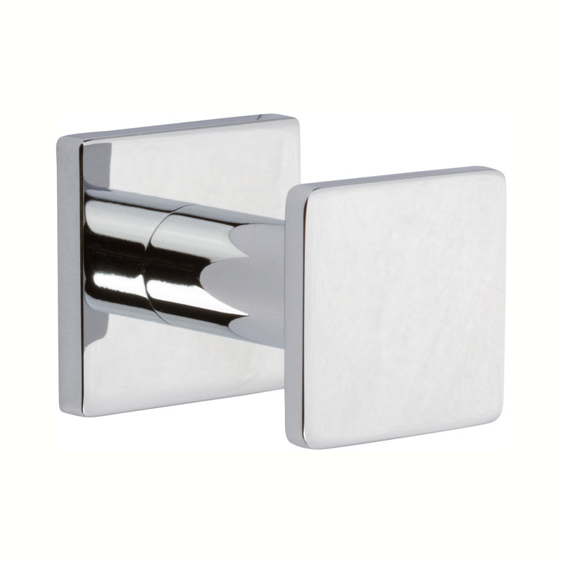 Dyad Single Robe Hook, Polished Chrome
