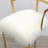 Alphonse Upholstered Counter Stool with Iron Frame