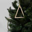 4.75'' Handmade Geometric Metal Holiday Shaped Ornament-46478649