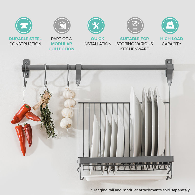 Woodside Kitchenware Divider, Grey