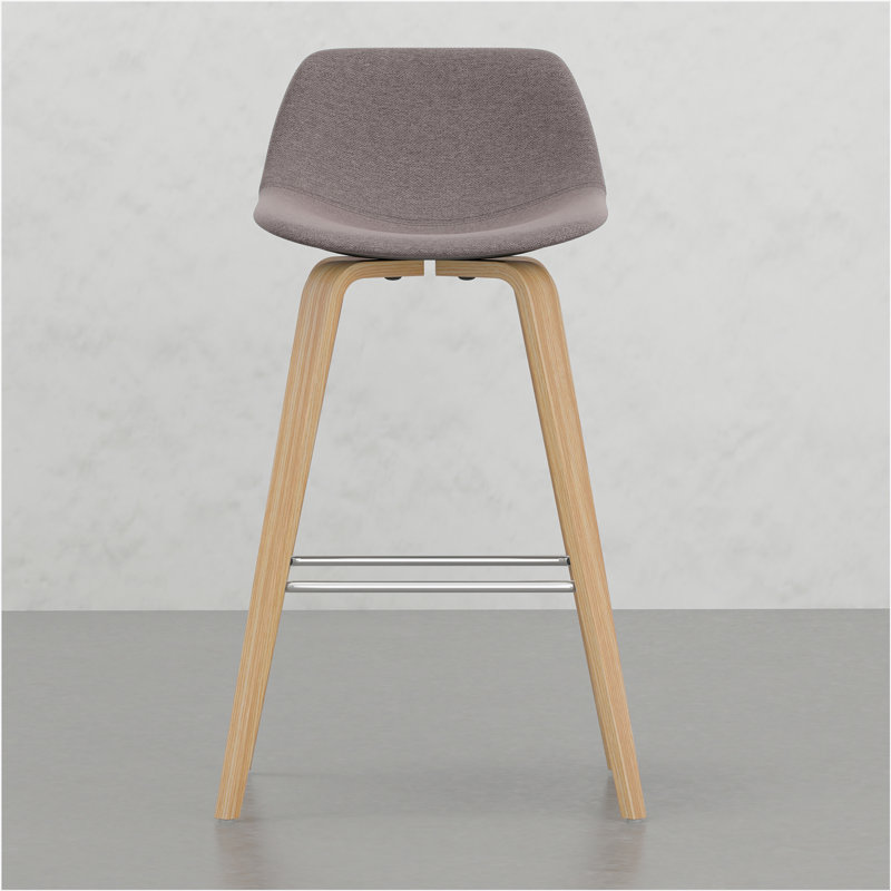 Deux pièces tabouret de bar, tabouret de bar rembourré, Lin moka