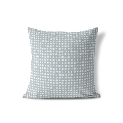 Coussin décoratif à pois assortis