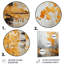 Décoration murale en métal Birch Woods Autumn Sonata-309293758