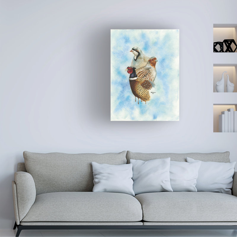 Bolog Dave Bartholet Upland Trio Canvas Art, 35" H x 47" W