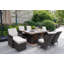 Aquiel 10 - Person Wicker Patio Dining Set with Rectangular Table , Cushions Included