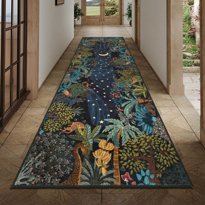 Area Rugs Living Room Area Rug Washable Vintage Rug Neutral Non-Slip Stain Resistant Carpet for Bedroom Nursery Dining Room