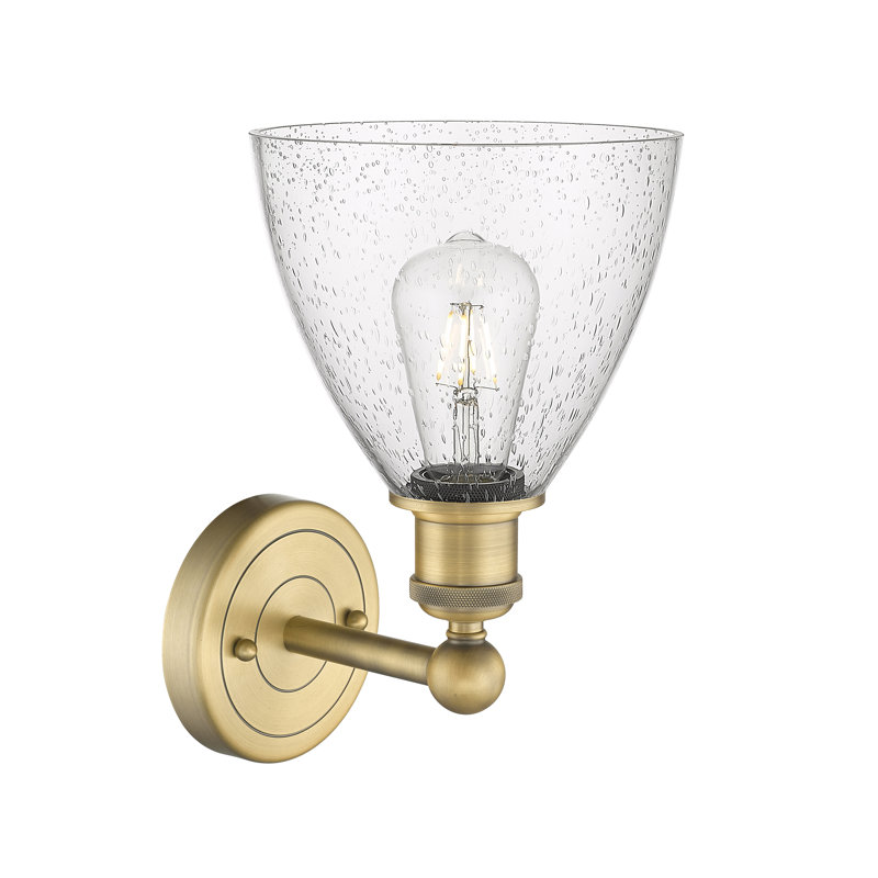 Carmichaels Armed Sconce, Seedy, Brushed Brass