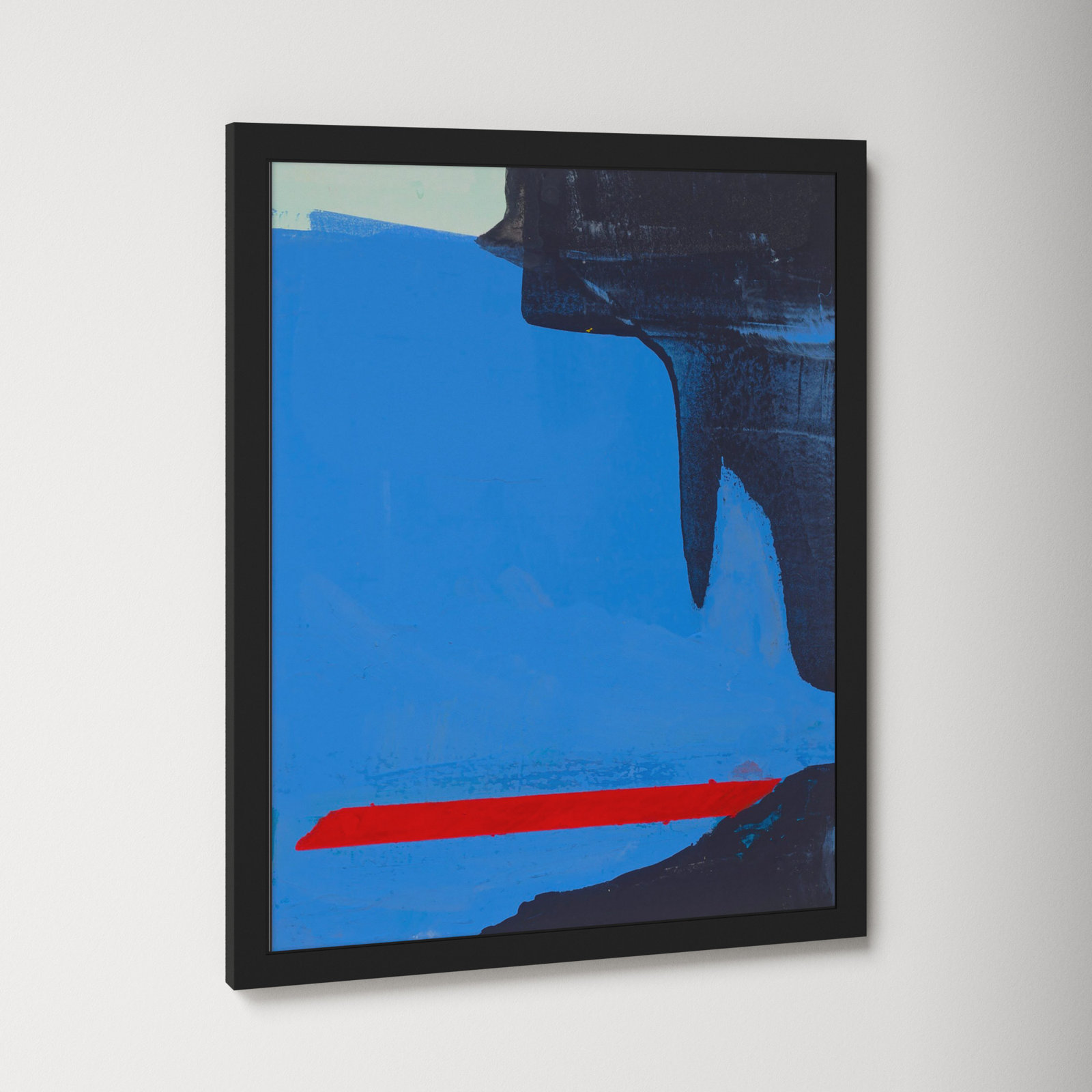 Beneath The Blue 3 by Andrea Stokes, Black Framed, 30" H x 24" W x 1.25" D