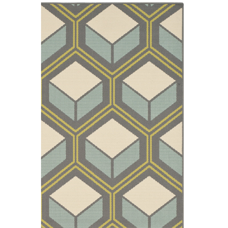 Engelbert Performance Geometric Rug, Rectangle 8' x 11'