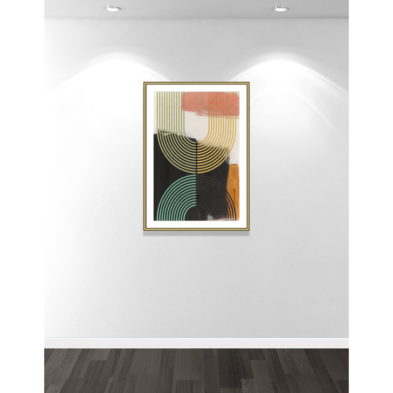 «Bolded II» par Isabelle Z, 30.75'' W x 42.75'' H, Matted Print, Or classique