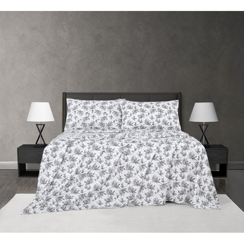 Ensemble de draps 4 pièces Martine, Très grand lit