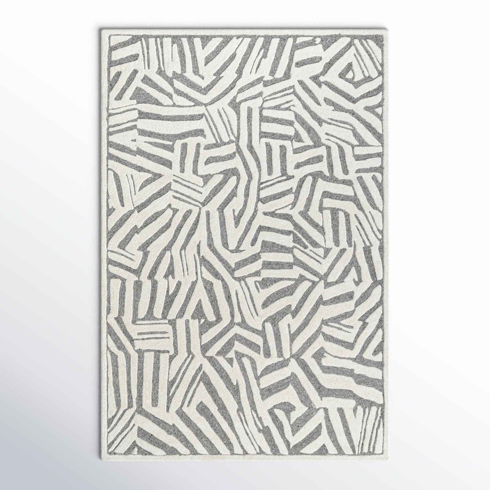 Ameeran Hand-Tufted Rug, Rectangle 5' x 7'6"