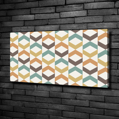 Retro Background - Wrapped Canvas Print