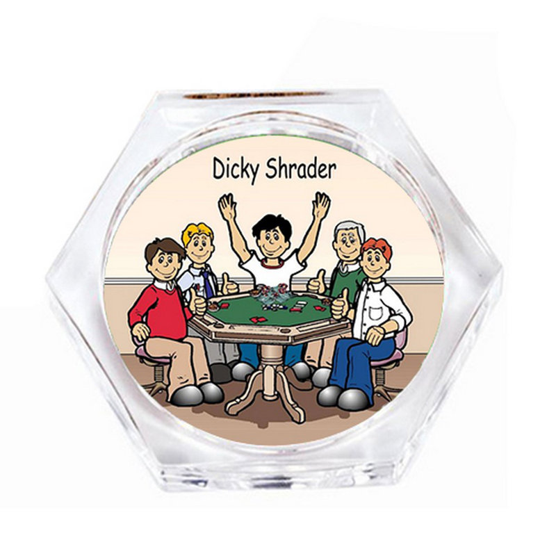 Ensemble de 4 sous-verres personnalisés, Oui