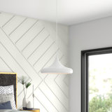 Anacortes 1 - Light Glossy White Single Pendant