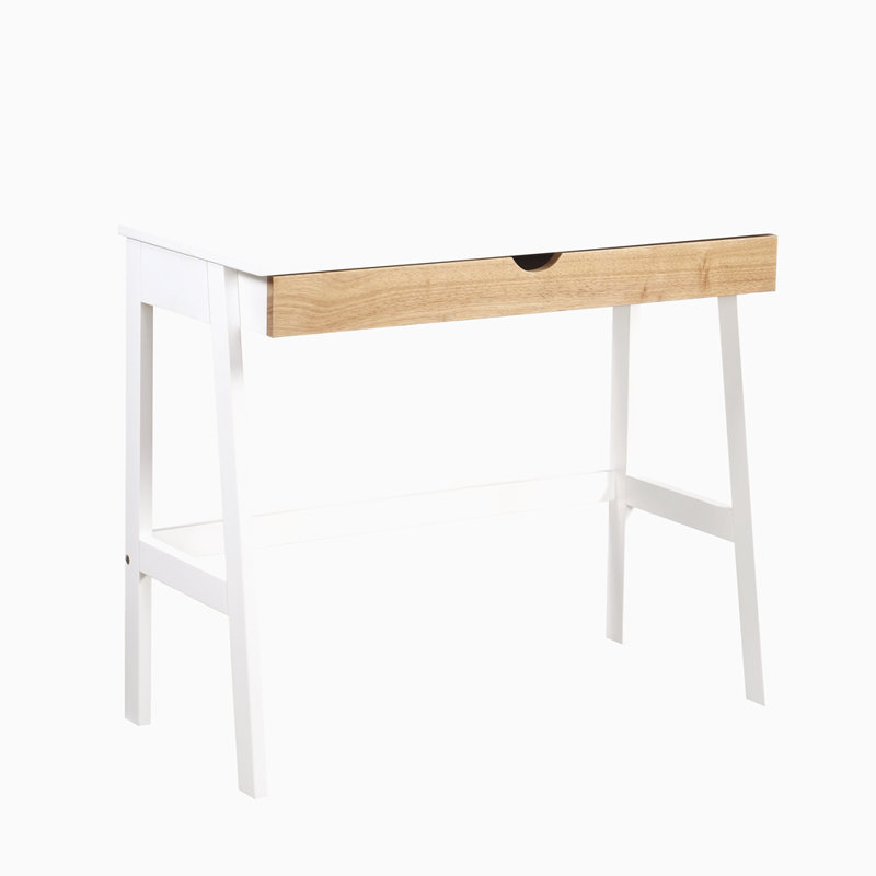 Bureau Hilton en blanc / naturel