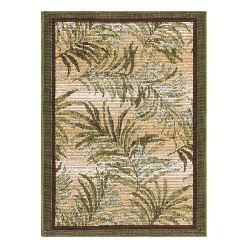 Tapis botanique d'extérieur Green_Unique, Rectangle 2 pi x 3 pi
