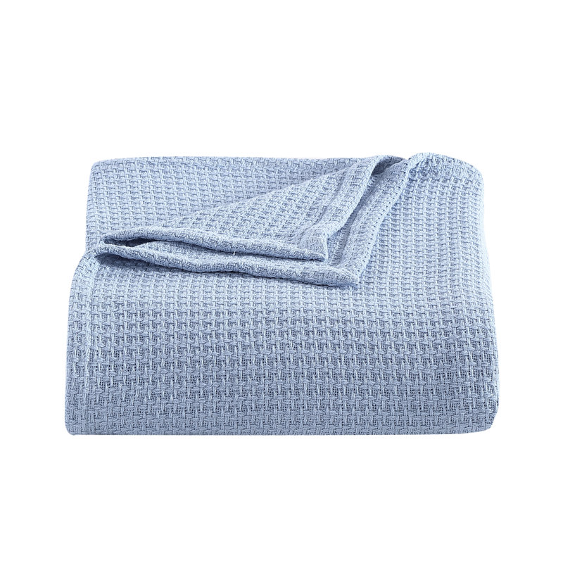 Couverture réversible en coton tissé Tommy Bahama Bahama Coast, Grand, Bleu clair