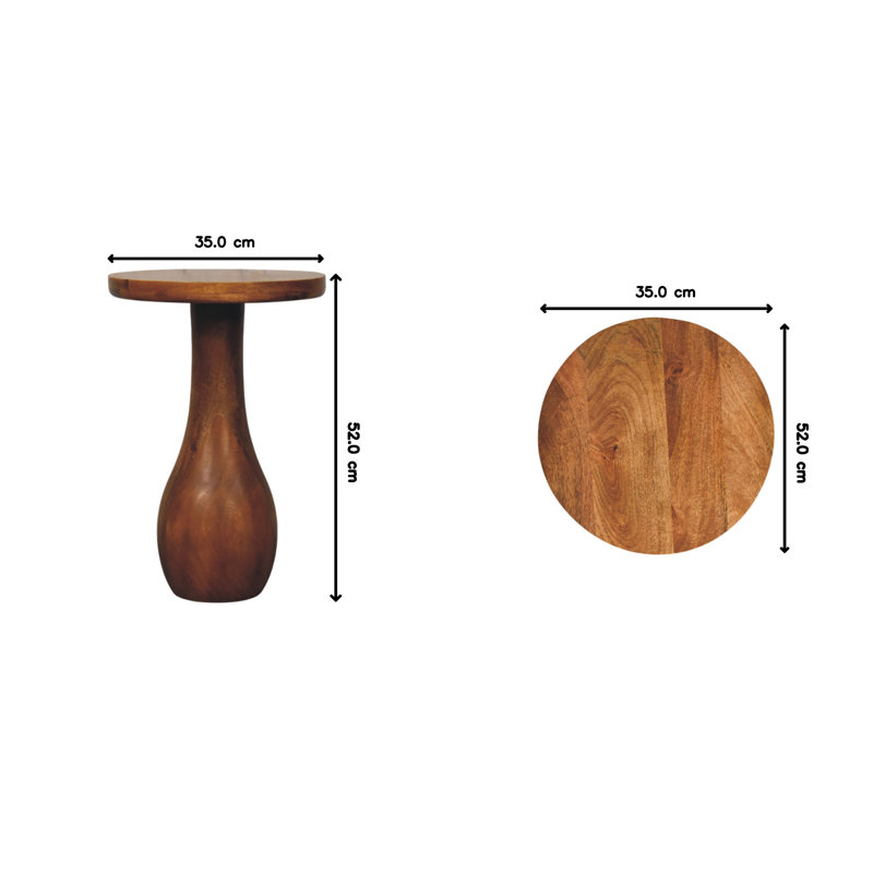 Solid Wood End Table