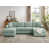 Chenille menthe