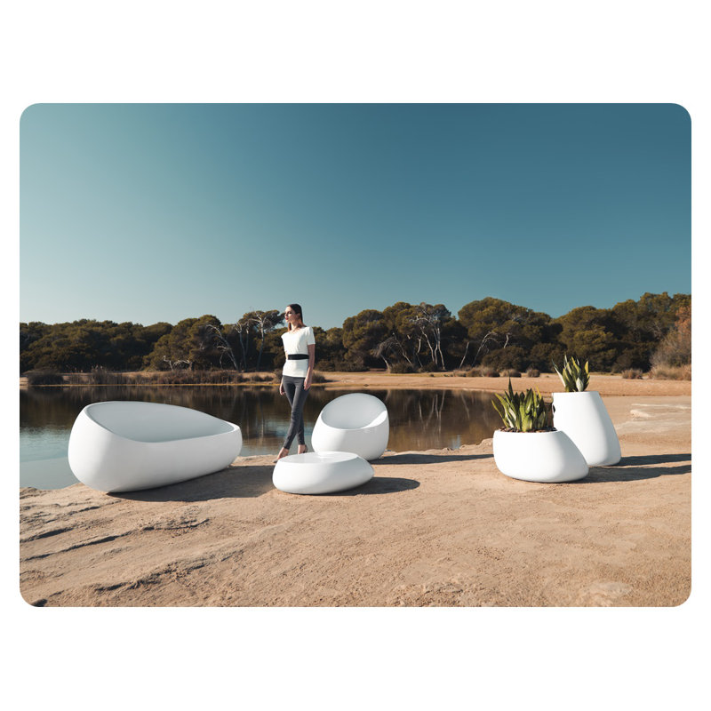 Plastic Pot Planter, 55" H x 41.25" W x 55" D