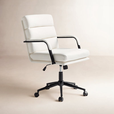 Chaise de bureau pivotante avec roulettes Paynesville