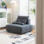 Module de canapé simple large Pellham, fauteuil d'appoint, fauteuil de salon avec canapés en forme de U-939057092