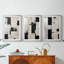 ABSTRACT Series CCGLV III - Impression sur mesure de qualité supérieure avec mat - 3 pièces-485547213-485547209
