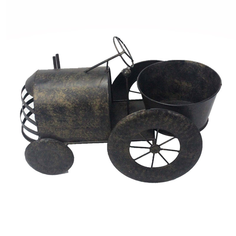 Tincher Metal Statue Planter