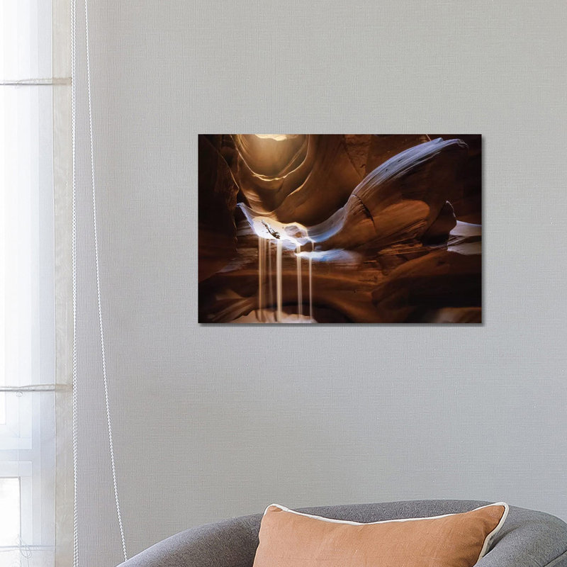 Antelope Waterfall by Juan Pablo De Miguel - Wrapped Canvas Print, 45.72cm H x 66.04cm W x 1.91cm D